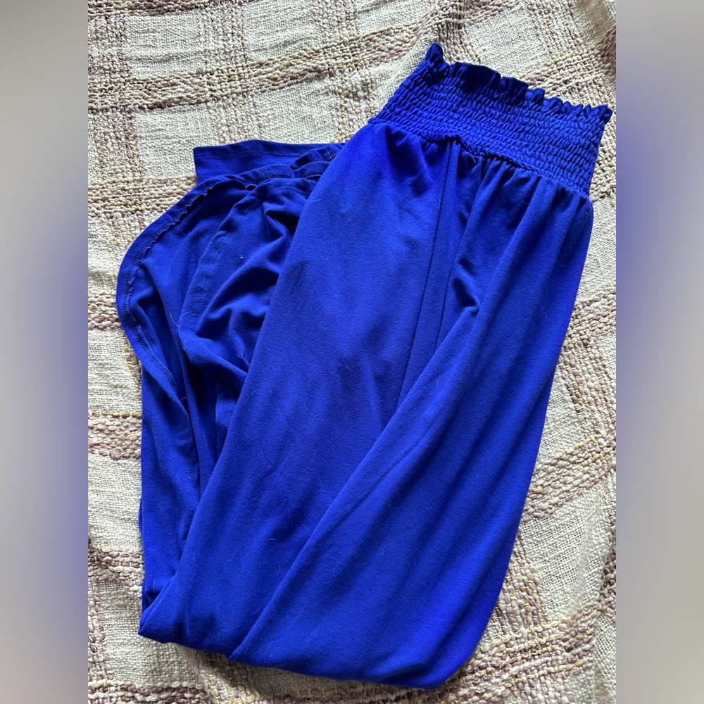 Blue maxi skirt